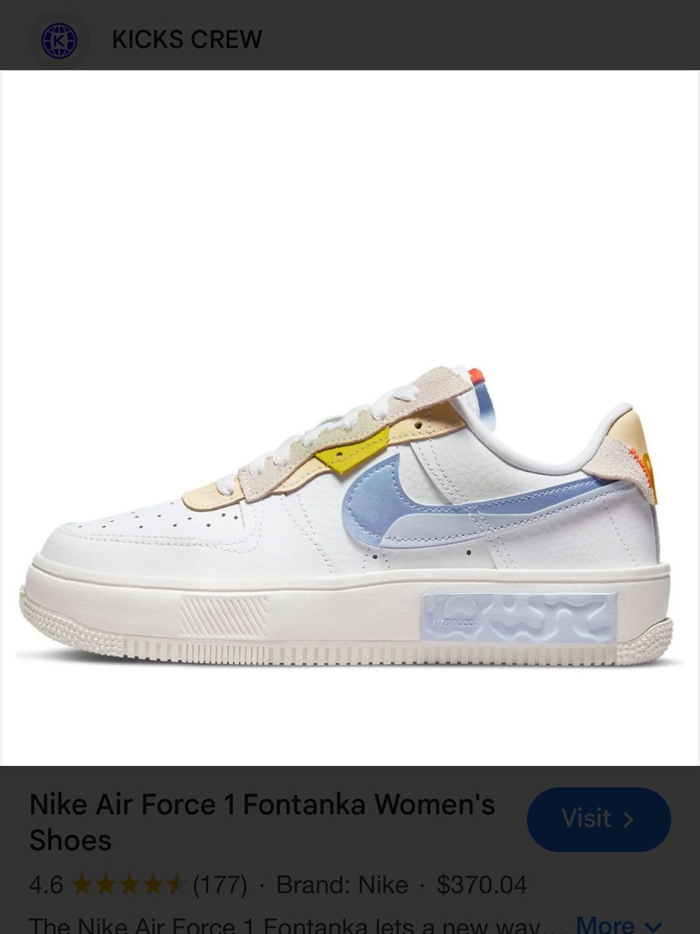 Nike Air Force 1 Fontanka 'Set To Rise'